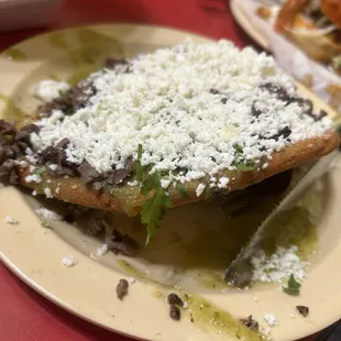 Tlacoyo de asada