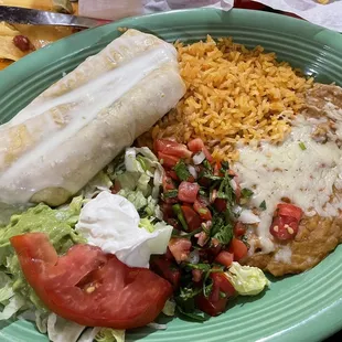 Chimichanga Platter