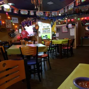 Waiting for our lunch.