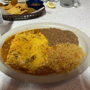 #13. Enchilada Plate