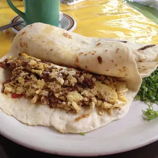 Breakfast tacos.