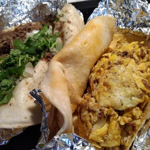 Chorizo and egg overstuffed