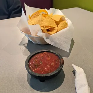 Chips and salsa.