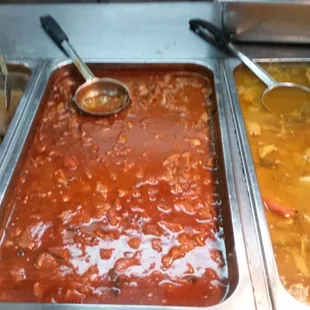 Hot line of prepared food