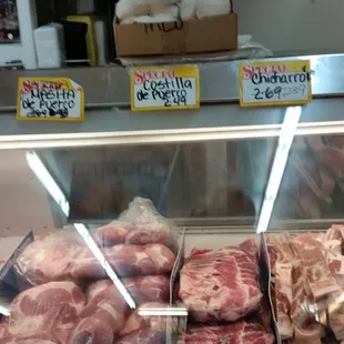 Meat case