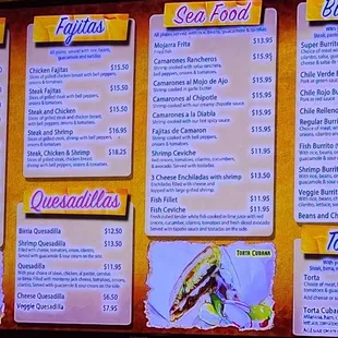 Menu Board  12-18-2023