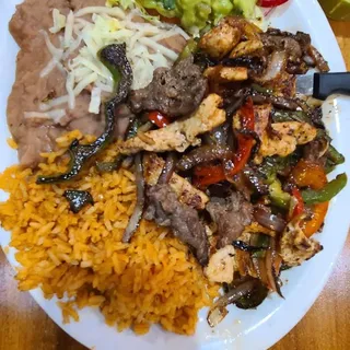 STEAK AND CHICKEN FAJITAS