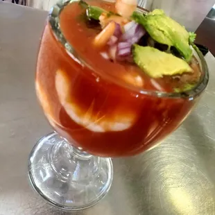 Cócteles de camaron,pulpo,ostion y callo ..