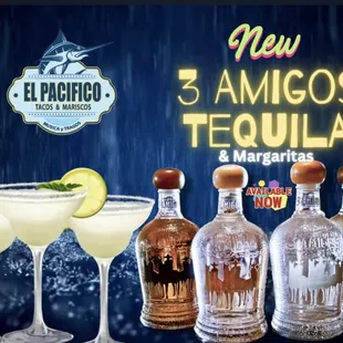 three margaritas and three margaritas