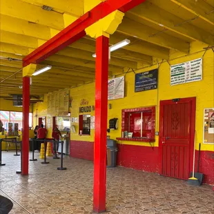 the interior of a mexican restaurant