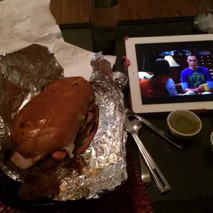 Huge Torta Chilanga, and this is not the biggest one. Very good!