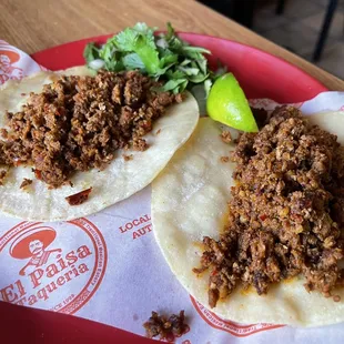chorizo Tacos