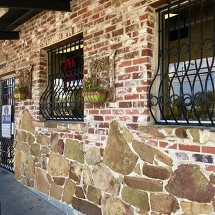 outside
