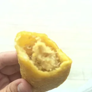Empanada de pollo, hardly see chicken a lot of potatoe