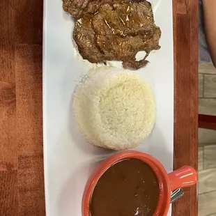 Kids Meal Steak Rice and Beans