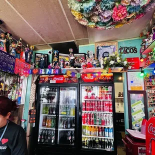 the interior of a mexican restaurant