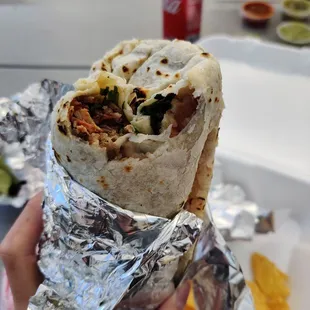 Steak burrito Yum