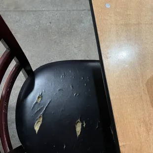 Chairs need to fixed not a good look for a restaurant.