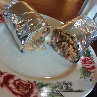 Steak burrito