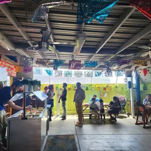 Inside area