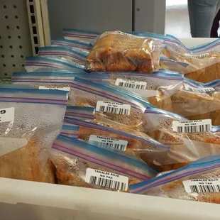 Tamales rojo in 3-packs.