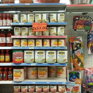 Hominy in gallons so you can make plenty of posole.