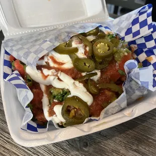 Hot Cheetos Nachos