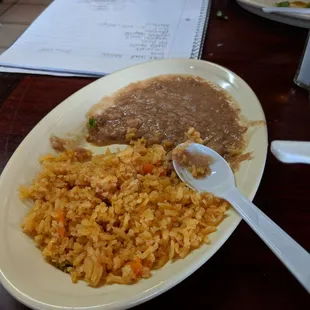 Great rice and beans!