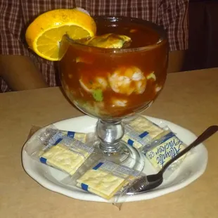 Mexican shrimp cocktail