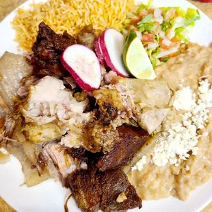 Carnitas plate