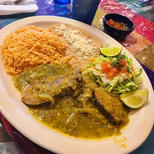 Lengua plate y horchata