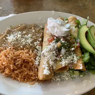 Chicken flautas