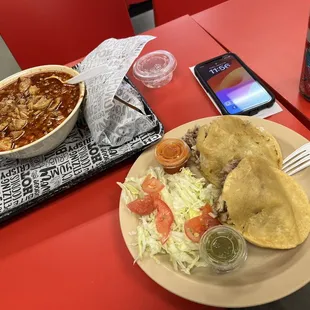 Menudo and Gorditas