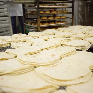 Freshly made Tortillas!