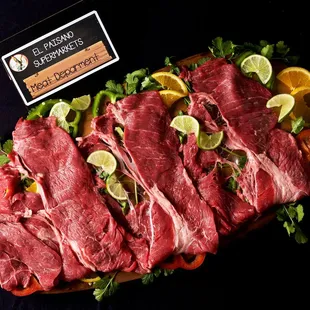 steaks on a cutting board