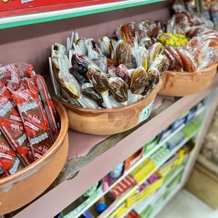 baskets of candy