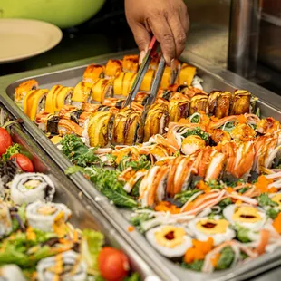 sashimi, sushi, sushi and sashimi, food