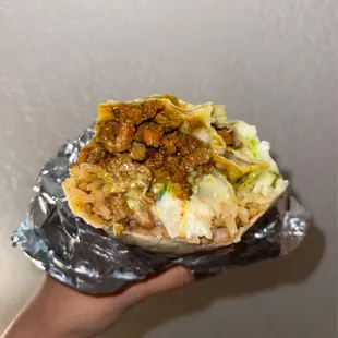 Al pastor burrito