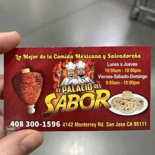 Their business card