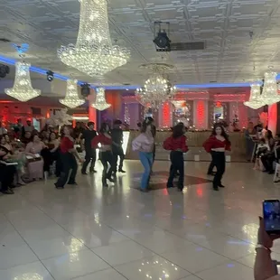 Let's get some surprise dancing going.