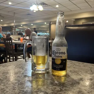 Ice cold Corona only $4
