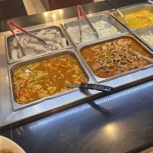 Different soups they have including a pig stomach one