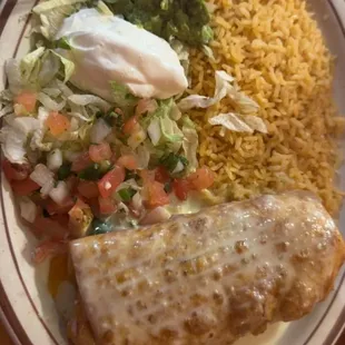 Shrimp chimichanga