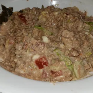 Ummm. Cat food salad