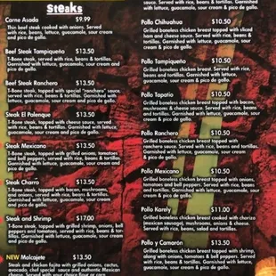 Menu 9/22
