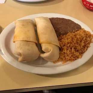 Beef Chimichangas