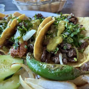 Asada &amp; Pastor Tacos