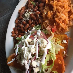 Cheese Enchiladas Plate