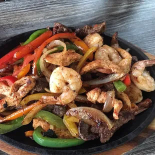 Mixed Meat Fajitas
