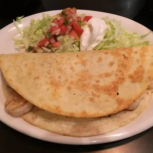 Super shrimp quesadilla ($10.95)